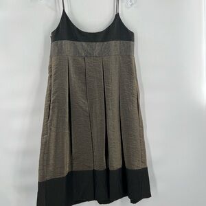 Laundry Shelli Segal grey silver dress size 8